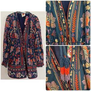 Farm Rio x Anthropologie Long Sleeve Romper